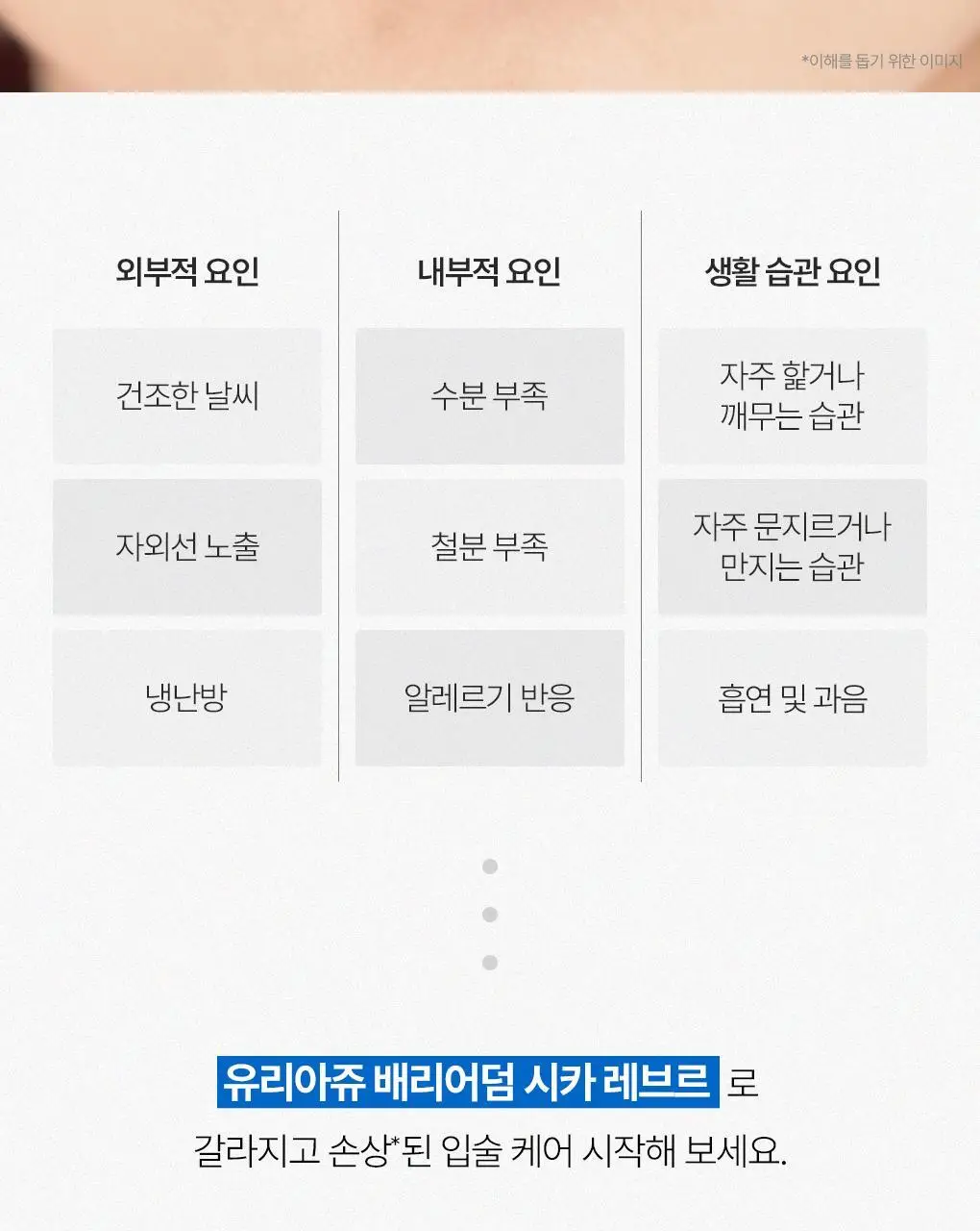 [SOS 립에센스] 유리아쥬 배리어덤 시카레브르15ml 상세페이지 5